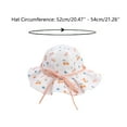 thumbnail image 3 of Otqutp Outdoor Hat for 4 to 8 Years Toddler Children Hat Girls Spring Autumn Outdoor Shade Cartoon Flower Sun-screen Hat Fisherman Hat, 3 of 4