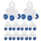 thumbnail image 1 of 20pcs Curtain Track Rollers Plastic Drapery Rail Sliding Glider Curtain Track Rollers, 1 of 3
