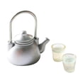 thumbnail image 2 of 12 tetera con tazas accesorios d decoración de Sunnimix miniatura de la tetera de la casa de muñecas, 2 of 8