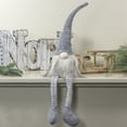 thumbnail image 2 of 15" Beige and Gray Plush Sitting Elf Tabletop Christmas Decoration, 2 of 4