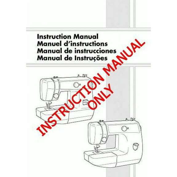 Brother LS 1520 Sewing Machine Owners Instruction Manual