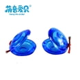 thumbnail image 2 of CIMAXIC Birthday 6 Pcs Castanets Plastic Finger Castanets Handheld Percussion Musical Instrument Ringboards Orff Castanet Round Dance Board For Kids Educational Xmas Birthday, 2 of 4