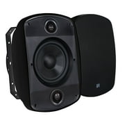 Russound 5B65S, BLACK Acclaim 5 Series OutBack 6.5-Inch 2-Way Single-Point Stereo Outdoor Speaker (Black)