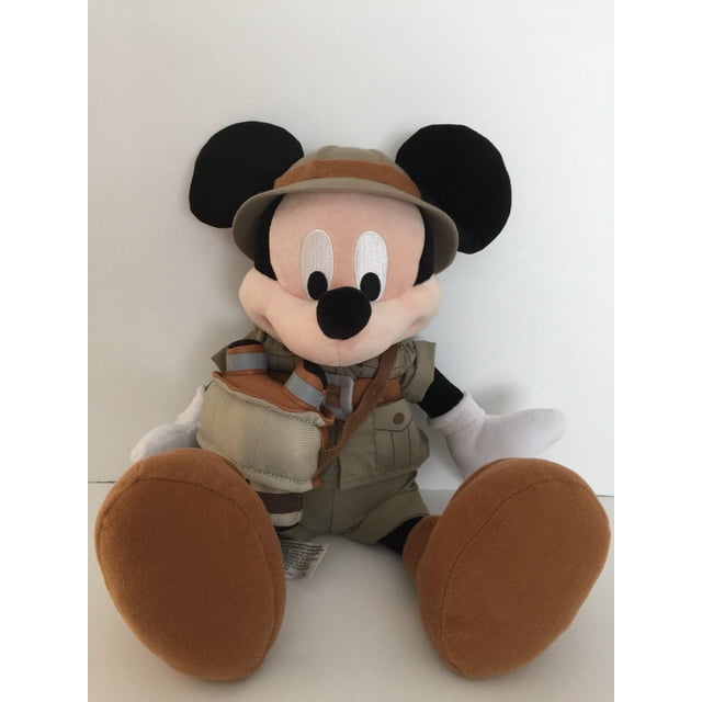 disney parks animal kingdom 12" mickey safari plush new with tag Disney No