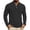 Black, variant on Long Sleeve T Shirts for Man Classic Half Button Placket Henley Shirts Comfort Regular Fit Casual Pullover Top Versatile Trendy Solid Color Basic Tee for Sports & Daily Wear M
