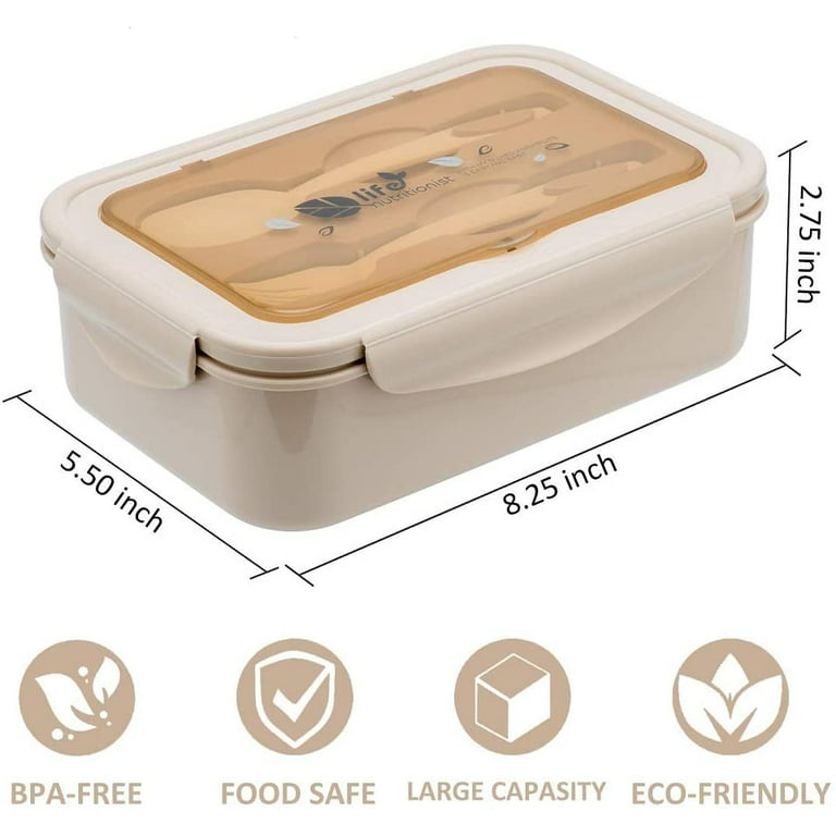  MISS BIG Lunch Box,Bento Box,Bento Box for Adults,Bento Lunch  Box for Adults,Leak Proof,No BPAs and No Chemical Dyes,Dishwasher and  Microwave Safe Lunch Containers for Adults (Blue L): Home & Kitchen