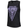 thumbnail image 2 of Women's Sportiqe Black Golden State Valkyries Rock & Roll Collection Turner Mineral Wash Tank, 2 of 3