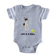 thumbnail image 1 of CafePress - FIN Toy Fox Terrier Life - Cute Infant Baby Football Bodysuit, 1 of 1