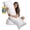 White, variant on Utopia Bedding Full Body Pillow for Adults White, 20 x 54 Inch, Long Pillow Insert for Sleeping, Ideal for Side Sleepers
