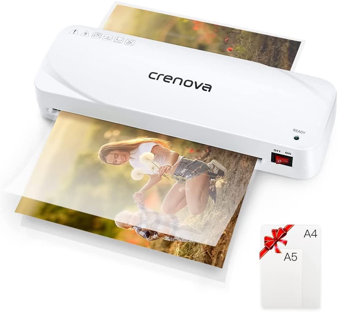 Laminator, Crenova A4 Laminator, 9 inches Thermal Laminator, 20
