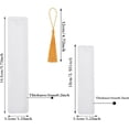 thumbnail image 2 of 106pcs Bookmark Epoxy Resin Mold Set With Colorful Tassels, 2 of 5