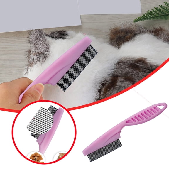 Oliegs Peigne Anti-Poux pour Couverture et Œufs de Chat, Peigne Détachant pour Toilettage et Visage