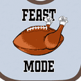 thumbnail image 4 of Inktastic Thanksgiving Feast Mode Turkey Football Boys or Girls Baby Bib, 4 of 4