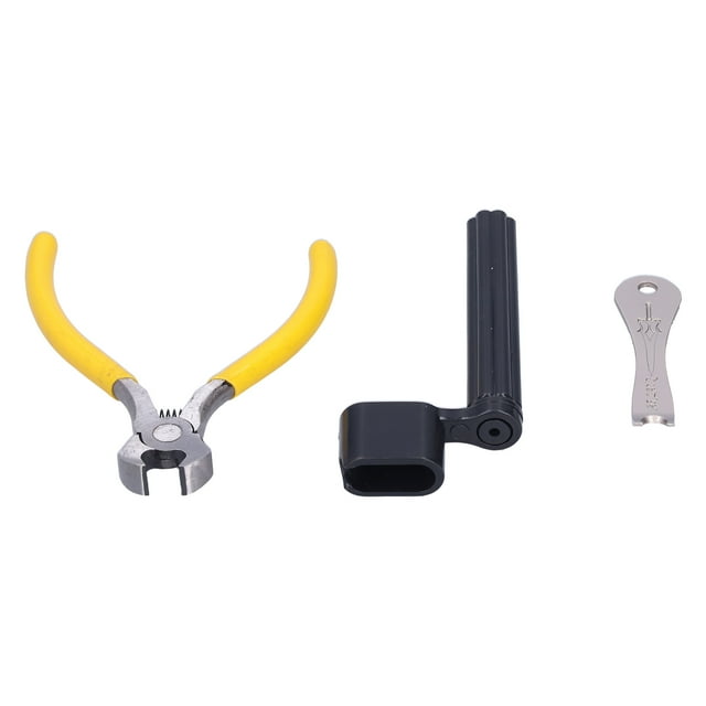 Juego De Herramientas De Mantenimiento De Guitarra, Mano De Obra Exquisita Mangos Ergonómicos Alicates De Corte De Extremo De Guitarra Acero Inoxidable Para Guitarra ANGGREK Guitar Winder