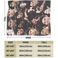 thumbnail image 2 of Dylan Actor O'Brien Throw Blanket, Ultra Soft Flannel Fleece Lightweight Throw Blankets Warm Air Conditioning Blanket For Couch Sofa Bed 50x40 Inch, 2 of 5