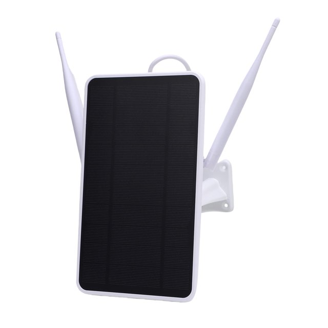6W Solar Powered 4G LTE Modem Router, Outdoor Solar Powered WiFi Extender with SIM Card Slot, IP66 Waterproof,
