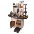 thumbnail image 1 of Kitchen Play Set Pretend Play 65 Pc Cooking Set Real Water Steam Music, 1 of 7