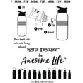 thumbnail image 4 of UTAH-Water Trackerz Water Bottle Bands for Tracking Water Intake Color Green/Black, 4 of 4