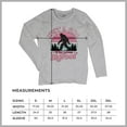 thumbnail image 7 of Just a Girl Who Loves Bigfoot Women's Long Sleeve T-shirt Sasquatch Fan Cryptid Cute Gift Vintage Sunset Wildlife Camping, 7 of 7
