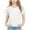 White A1, variant on qolati T-Shirt for Girls Crew Neck Dressy Casual Short Sleeve Basic Tees Plain Tunic Summer Shirts Children Girls Tops