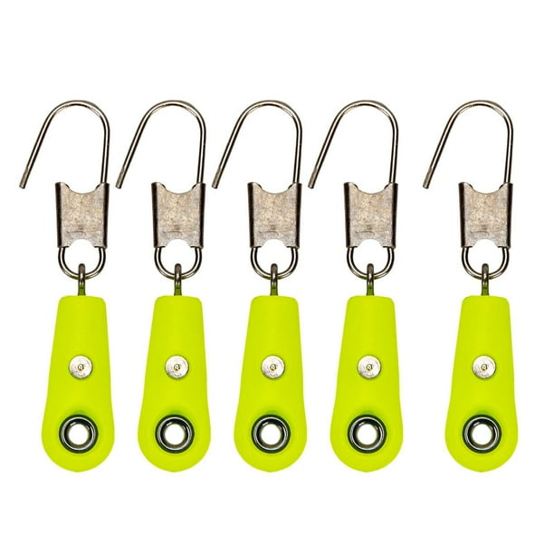 5x Deslizadores de plomo de alta resistencia, Conector de pesas de plomo, Eslabón giratorio para barril de pesca 32 cm x 06 cm x 05 cm