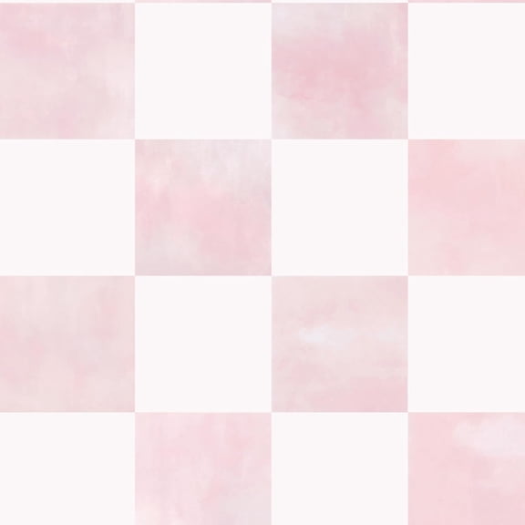 Modern Peel and Stick Wallpaper Pink Mosaic Checkered Contact Paper Removale Self-Adhesive Stick on Wallpaper for Bedroom Bathroom Shlef Cabinet Décor 17.3in x 6.56ft