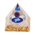 thumbnail image 2 of Orgone Pyramid,Chakra Resin Healing Meditation Power Stone Pyramid for Positive Energy, 2 of 8