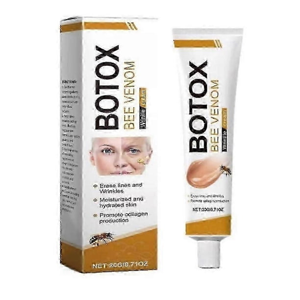Bee Venom Wrinkle Removal Cream,Bee Venom Anti-Wrinkle Firming Moisturizing,Lifting & Recovery for All Skin Types New