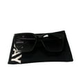 thumbnail image 6 of Quay Australia Level Up Bling Square Oversized Sunglasses Black Smoke 51MM, 6 of 9
