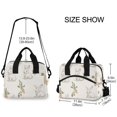 thumbnail image 2 of FORMRS Reusable Lunch Bag for Work School Leakproof Insulated Cooler with Adjustable Shoulder Strap, Beige Rabbits and Carrots, 2 of 6