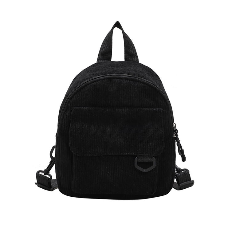 Hovilon Mini Corduroy Backpack Purse Casual Daypack for 