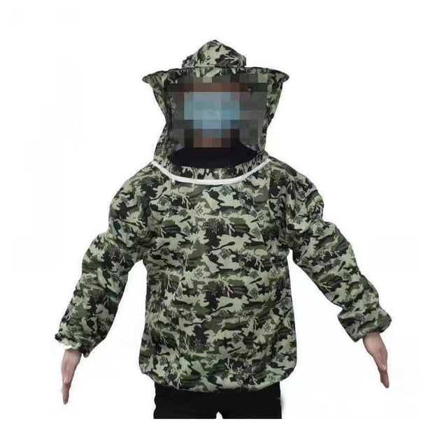 Chaqueta Protectora Para Apicultura, Trajes De Apicultura Ventilados, Traje Protector Para Apicultor, Abrigo De Protección Para Apicultor Con Capucha De Velo Para