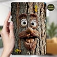 thumbnail image 3 of HELLOYOUNG Funny Tree Face Metal Tin Sign 2D Flat Wall Decor, Humorous Rustic Iron Painting Poster for Home Garden Patio, Vintage Indoor Outdoor Wall Art 20x30cm, 3 of 6