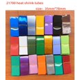thumbnail image 4 of 100 Uds 21700 funda de envoltura de batería Tubo termorretráctil + 100 Uds anillos de papel de cebada tubo de cubierta de cinta de película de PVC de piel aislada retráctil, 4 of 5