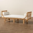 thumbnail image 5 of bali & pari Bohemian Upholstered Twin Daybed, Natural Brown, 5 of 9