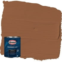 Glidden HEP Cinnamon Spice / Orange Semi-Gloss Exterior Paint with Primer, 1 Quart