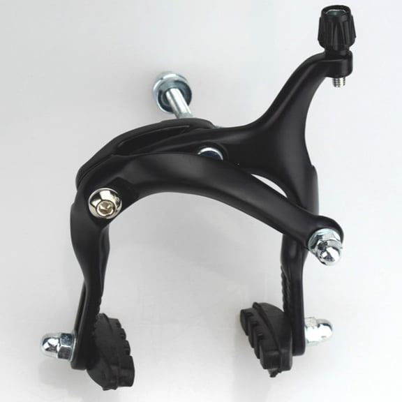 Worgeous Bike Brake Clamp 61 to 79mm Aluminum Alloy Long Arm C Clamp Rear Brakes Clip Black