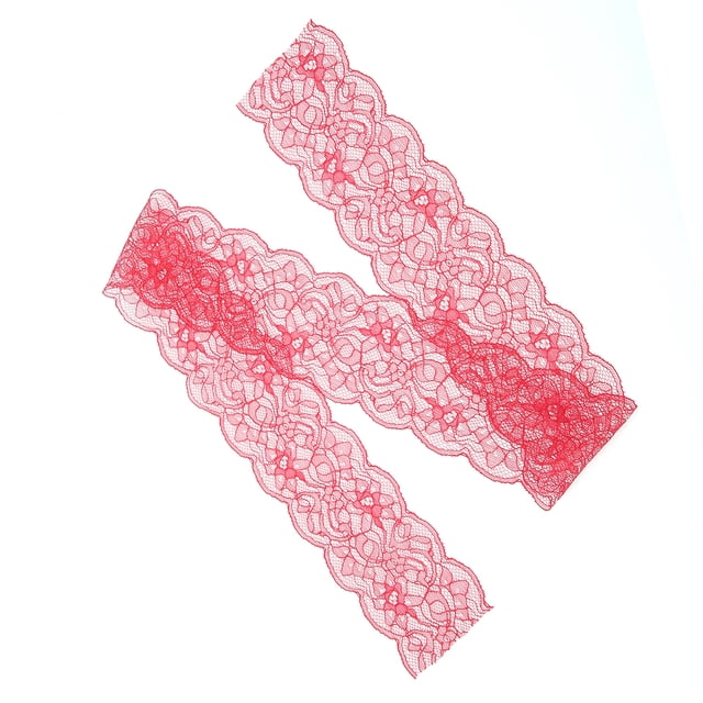 Lace Trim,Red Lace Ribbon 10 Lace Ribbon Red Stretchy Lace Smooth Operation