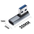 thumbnail image 3 of Soporte De Tipo C A Usb Adaptador USB OTG 10Gbps 3.25A Adaptador USB 3.1 para PC portátil U Disk (C), 3 of 6