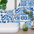 thumbnail image 2 of ziyahi Wall Tile Vinyl Flower Wall Sticker Mural Tile Decal Waterproof Self-Adhesive Tile Sticker, MZ-2-142, Small, 2 of 8