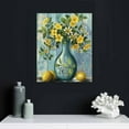 thumbnail image 5 of Nawypu  Lemon Canvas Wall Art Teal and Yellow Kitchen Decor and Accessories Mason Jar Picture Prints for Dining Room Decoration, 5 of 5
