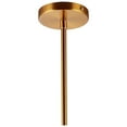 thumbnail image 6 of JONATHAN Y Homer 10" 1-Light Modern Industrial Iron LED Dome Pendant, Black/Brass Gold, 6 of 6