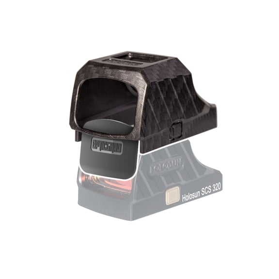 OpticGard Holosun SCS 320 Red Dot Sight Cover, Carbon Fiber, One Size