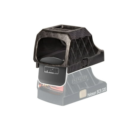 OpticGard Holosun SCS 320 Red Dot Sight Cover Carbon Fiber One Size
