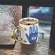 thumbnail image 2 of Taza de cerámica Evil Eye, taza de café decorativa, taza de leche turca, taza de agua para el hogar con asa, 2 of 8