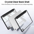 thumbnail image 3 of Fintie Clear Case for Samsung Galaxy Tab S12 Plus 12.6 Inch 2026, Transparent Back Shell, Viewing & Typing Angles, Shockproof, S Pen Holder, Auto Wake/Sleep, Black, 3 of 11