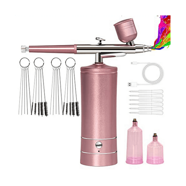 ckepdyeh AirbrushKit Rechargeable Cordless Airbrush Compressor Auto