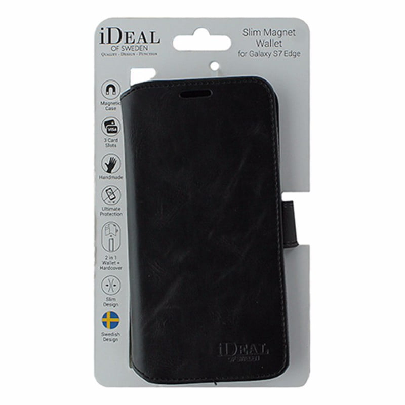 iDeal of Sweden Wallet with Detachable Shell for S7 Edge - Black - Walmart.com