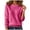 Hot Pink, variant on Women's Oversized Sweater Long Sleeve Crewneck Pullover Knit Tops, Casual Winter Clothing, Soft Cozy Style, Loose Knit Top, Essential Cold-Weather Layer (White, M)