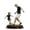 A002- Dark Blue, variant on Outdoor Decorations for Yard Backyard Garden Patio Soccer Themed Father Son Play Football Resin Statue Gray Single Piece Lawn Yard Decor
